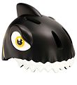 Crazy Safety Bicycle Helmet w. Light - Shark - Black Crazy Safety Bicycle Helmet w. Light - Shark - Black