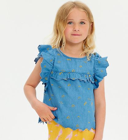 Top Soft Gallery - SgFlorin - Chambray - Blue Denim Top Soft Gallery - SgFlorin - Chambray - Blue Denim