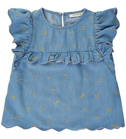 Top Soft Gallery - SgFlorin - Chambray - Blue Denim Top Soft Gallery - SgFlorin - Chambray - Blue Denim