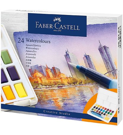 Faber-Castell Vandfarver - 24 stk. Faber-Castell Vandfarver - 24 stk.