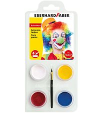 Eberhard Faber Ansigtsmaling - 4 Farver - Klovn Eberhard Faber Ansigtsmaling - 4 Farver - Klovn