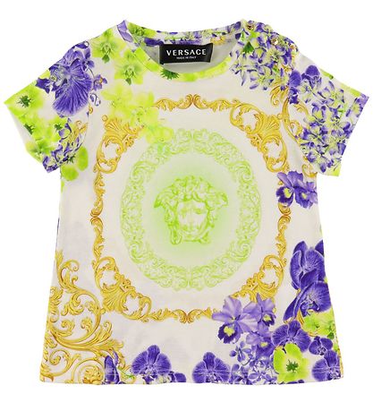 Versace T-shirt - Hvid m. Print Versace T-shirt - Hvid m. Print