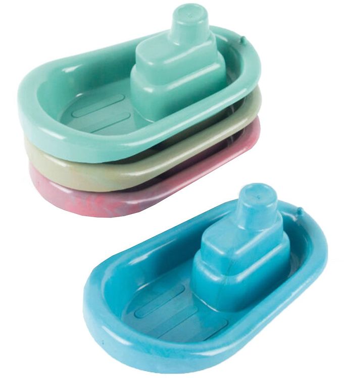 Dantoy Både - 4-pak - 15 cm - Blue Marine Toys