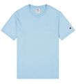 Champion Fashion T-shirt - Crewneck - Lyseblå Champion Fashion T-shirt - Crewneck - Lyseblå