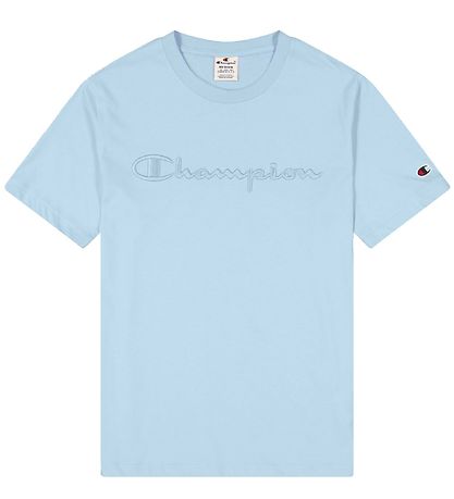 Champion Fashion T-shirt - Crewneck - Lyseblå Champion Fashion T-shirt - Crewneck - Lyseblå