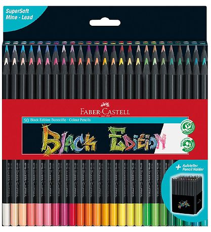 Faber-Castell Farveblyanter - 50 stk. - Trekantet - Multi Faber-Castell Farveblyanter - 50 stk. - Trekantet - Multi