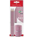 Faber-Castell Blyantsæt - 5 Dele - Rosa Faber-Castell Blyantsæt - 5 Dele - Rosa