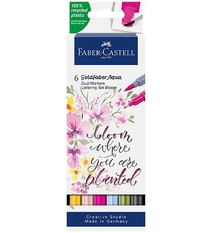 Faber-Castell Tuscher - 6 stk. - Lettering Faber-Castell Tuscher - 6 stk. - Lettering