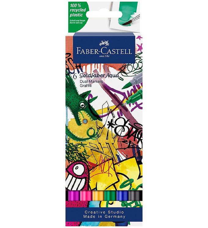 Faber-Castell Goldfaber Aqua Dual marker Graffiti 6 ass