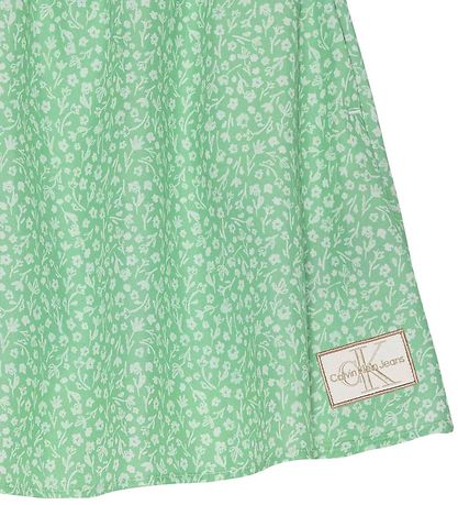 Calvin Klein Nederdel - Flower - Grøn