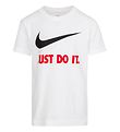 Nike T-shirt - White/Red Nike T-shirt - White/Red