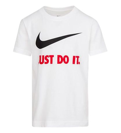 Nike T-shirt - Hvid/Rød Nike T-shirt - Hvid/Rød