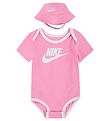 Nike Bodysæt - Bøllehat/Body K/Æ - Pink Nike Bodysæt - Bøllehat/Body K/Æ - Pink