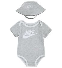 Nike Bodysæt - Bøllehat/Body K/Æ - Grey Heather Nike Bodysæt - Bøllehat/Body K/Æ - Grey Heather