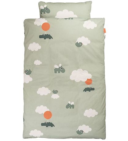 Literie Done by Deer - Bébé - Happy Clouds - Vert Literie Done by Deer - Bébé - Happy Clouds - Vert