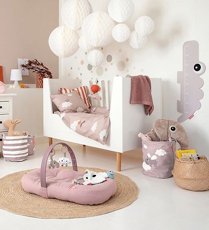 Done by Deer Sengetøj - Junior - Happy Clouds - Powder Done by Deer Sengetøj - Junior - Happy Clouds - Powder