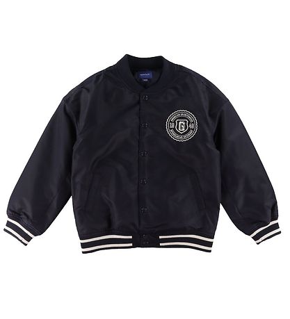 Veste Bombers GANT - Nouveau Haven Varsity - Evening Blue