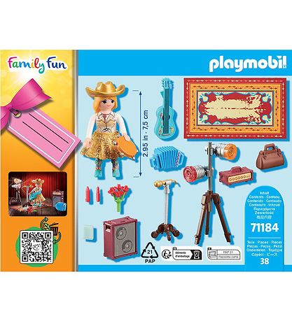 Playmobil Family Fun - Countrysangerinde - 71184 - 38 Dele Playmobil Family Fun - Countrysangerinde - 71184 - 38 Dele