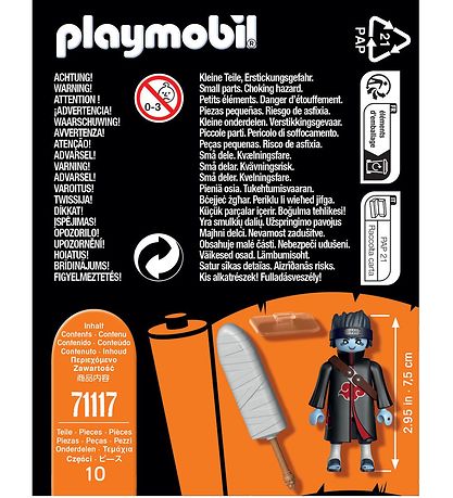 Playmobil Naruto - Kisame - 71117 - 10 Dele Playmobil Naruto - Kisame - 71117 - 10 Dele