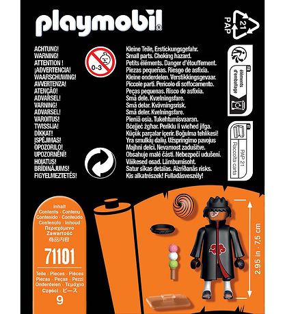 Playmobil Naruto - Tobi - 71101 - 9 Dele Playmobil Naruto - Tobi - 71101 - 9 Dele