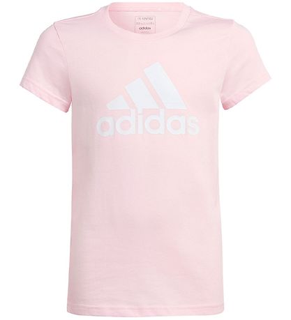 adidas Performance T-Shirt - G BL T - Pink/Hvid adidas Performance T-Shirt - G BL T - Pink/Hvid