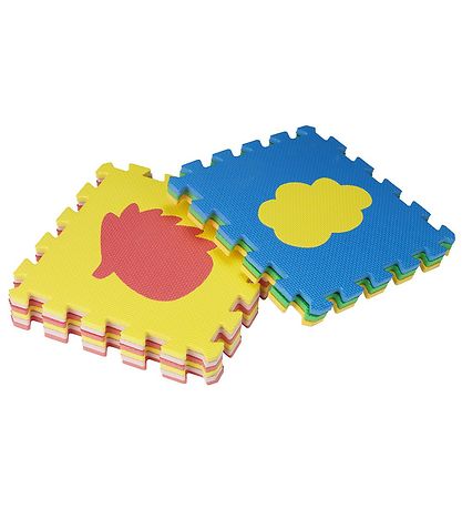 DR Skumgulv - Børste Gulv Puslespil - 9 Brikker