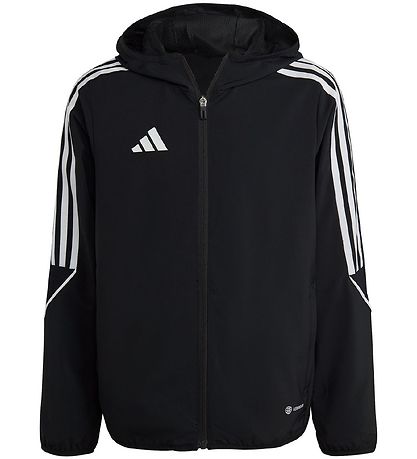 adidas Performance Cardigan m. Hætte - TIRO23 L WB Y - Sort/Hvid adidas Performance Cardigan m. Hætte - TIRO23 L WB Y - Sort/Hvid