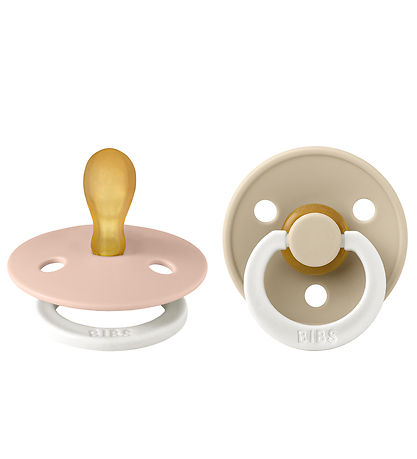 BIBS Colour Glowing Pacifiers - 2-Pack - Size 1 - Symmetrical - 