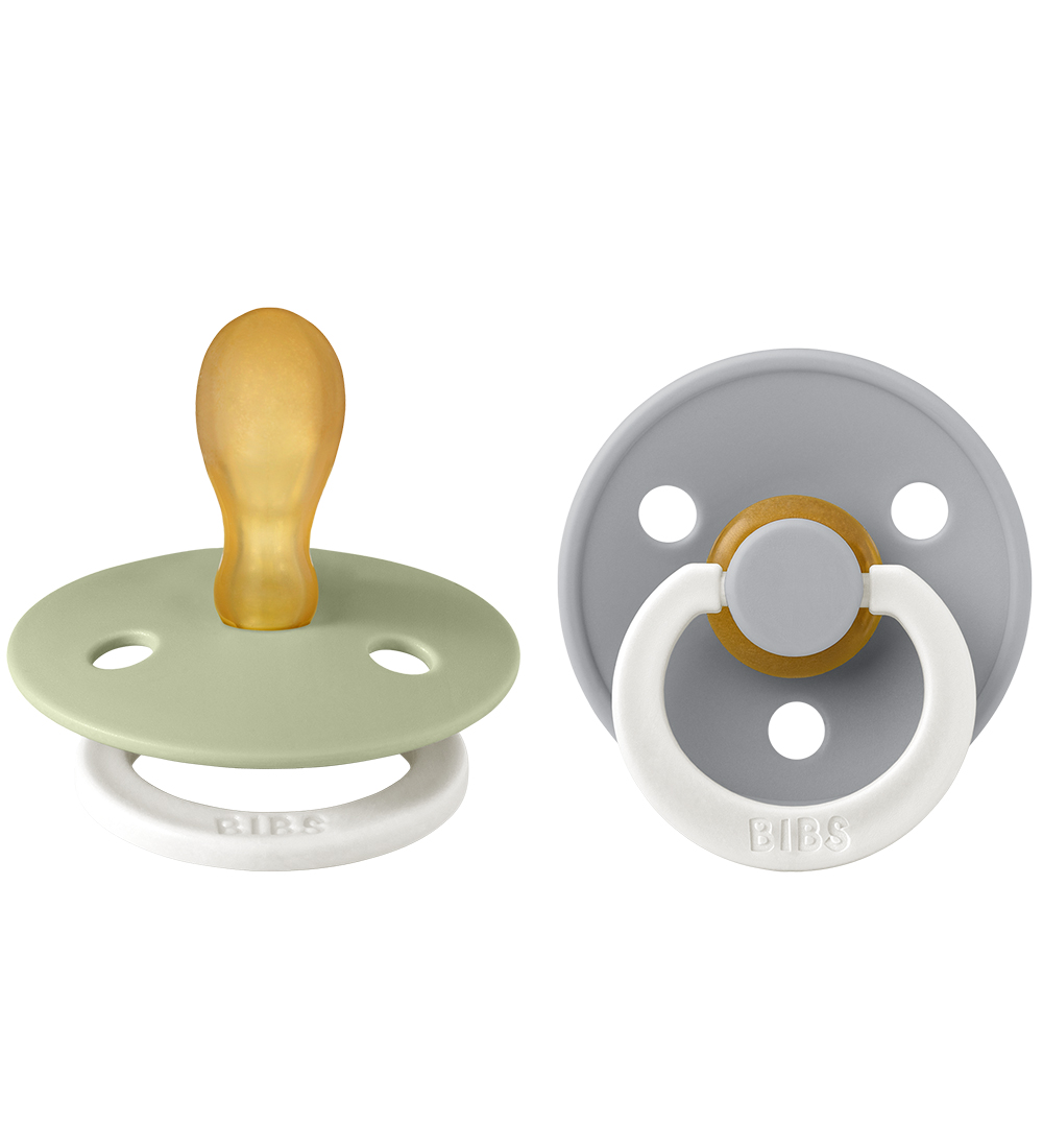 BIBS Colour Leuchtende Schnuller - 2er-Pack - Gr. 2 - Symmetrisc - BIBS - 6-18 mt - Schnuller