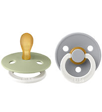 BIBS Colour Natsutter - 2-pak - Str. 1 - Symmetrisk - Sage/Clo BIBS Colour Natsutter - 2-pak - Str. 1 - Symmetrisk - Sage/Clo