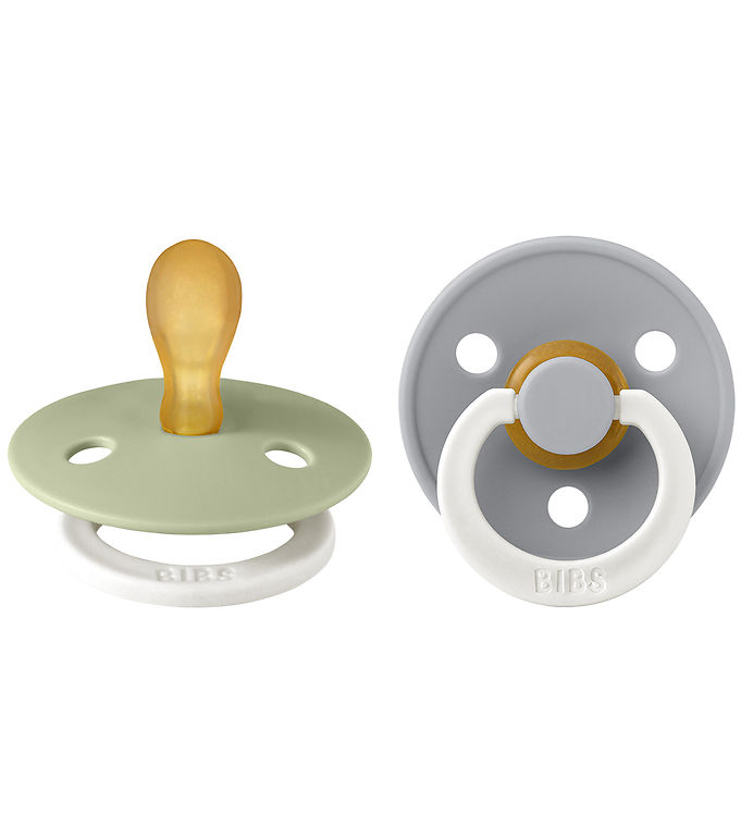 BIBS Colour Natsutter - 2-pak - Str. 1 - Symmetrisk - Sage/Clo