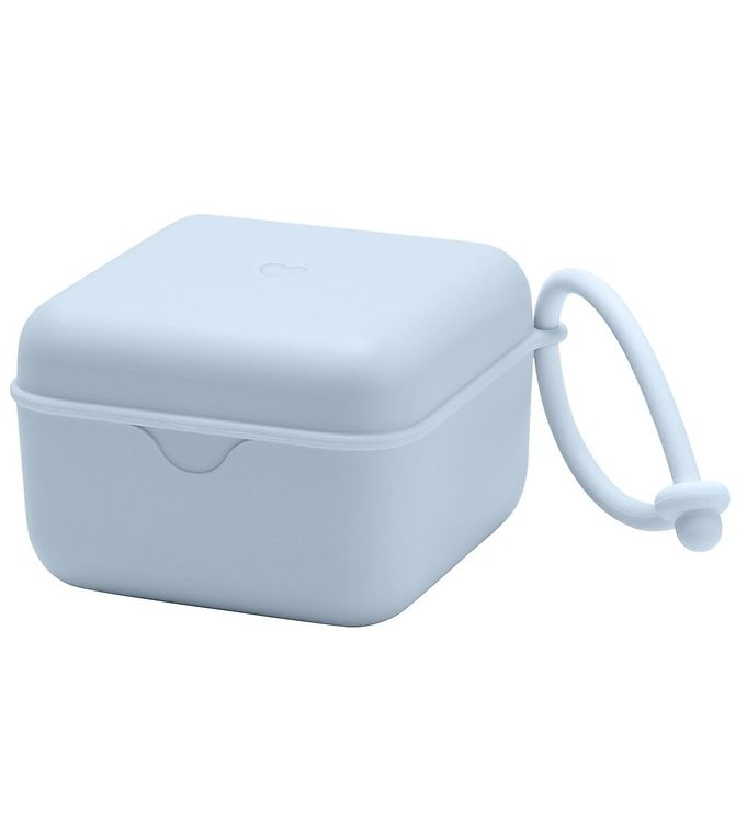 BIBS Accessories Pacifier Box - Sutteboks m. Plads til 3 Sutter - Baby Blue