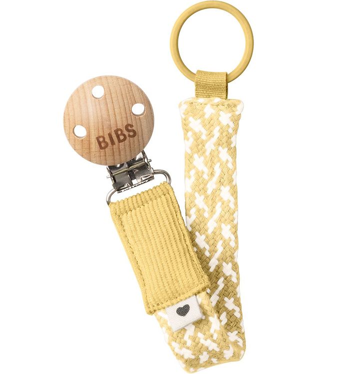BIBS Accessories - Paci Braid Suttesnor - Pale Butter/Ivory
