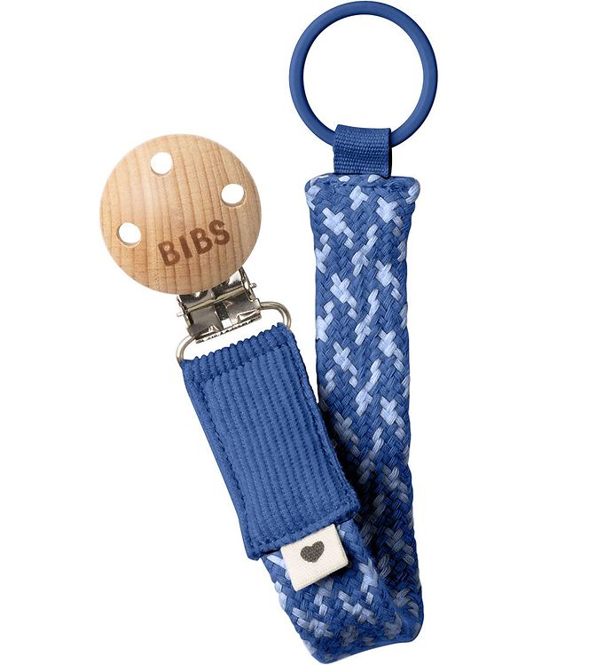 BIBS Accessories - Paci Braid Suttesnor - Cornflower/Dusty Blue