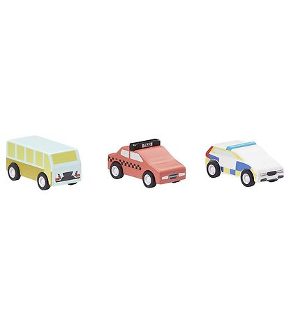 Kids Concept Biler - 3-pak - Pull Back - Aiden Kids Concept Biler - 3-pak - Pull Back - Aiden