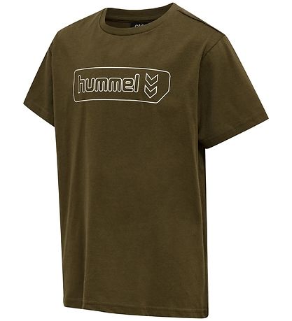 Hummel T-shirt - hmlTomb - Dark Olive Hummel T-shirt - hmlTomb - Dark Olive