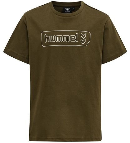 Hummel T-shirt - hmlTomb - Dark Olive Hummel T-shirt - hmlTomb - Dark Olive