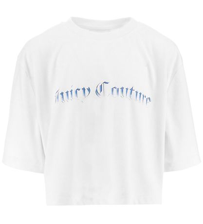 Juicy Couture T-shirt - Loose Crop - Hvid Juicy Couture T-shirt - Loose Crop - Hvid