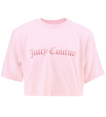 Juicy Couture T-shirt - Loose Crop - Cherry Blossom Juicy Couture T-shirt - Loose Crop - Cherry Blossom