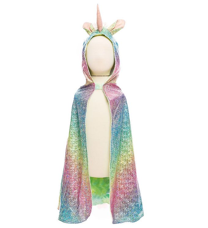 Great Pretenders Udklædning - Kappe - Rainbow Unicorn/Dragon
