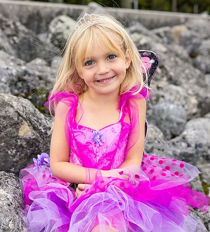 Great Pretenders Búningur - Álfar - Blómstrar Deluxe - Bleikt Great Pretenders Búningur - Álfar - Blómstrar Deluxe - Bleikt