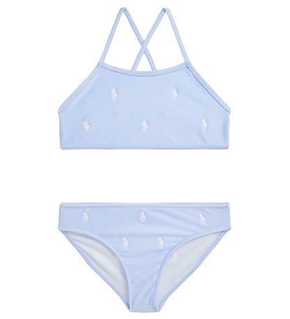 Polo Ralph Lauren Bikini - Watch Hill - Blå m. Logoer Polo Ralph Lauren Bikini - Watch Hill - Blå m. Logoer