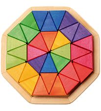Grimms Trælegetøj - Octagon - 33 Dele - Multifarvet Grimms Trælegetøj - Octagon - 33 Dele - Multifarvet