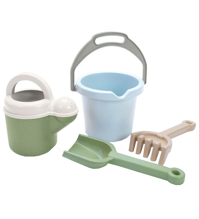 Dantoy BIO Plastic Spandsæt - 4 Dele - Blå/Grøn
