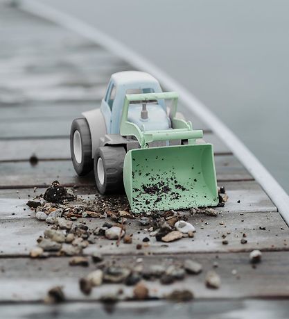 Dantoy BIO Plastic Traktor m. Grab - Blå/Grøn