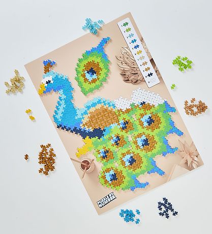 Plus-Plus Puzzle By Number - 800 Stk. - Peacock