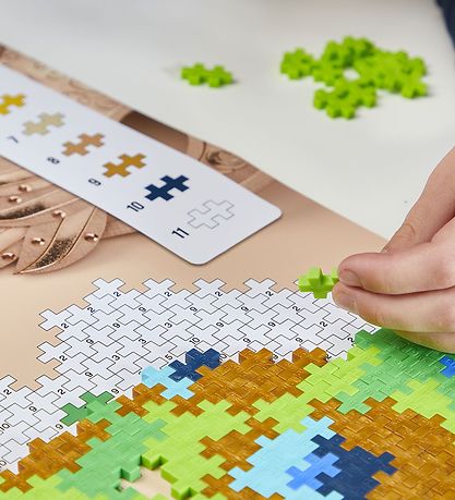 Plus-Plus Puzzle By Number - 800 Stk. - Peacock Plus-Plus Puzzle By Number - 800 Stk. - Peacock