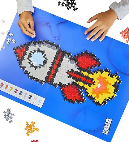 Plus-Plus Puzzle By Number - 500 Stk. - Rocket Plus-Plus Puzzle By Number - 500 Stk. - Rocket