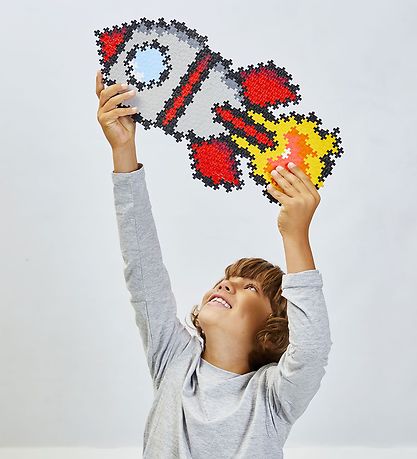 Plus-Plus Puzzle By Number - 500 Stk. - Rocket Plus-Plus Puzzle By Number - 500 Stk. - Rocket