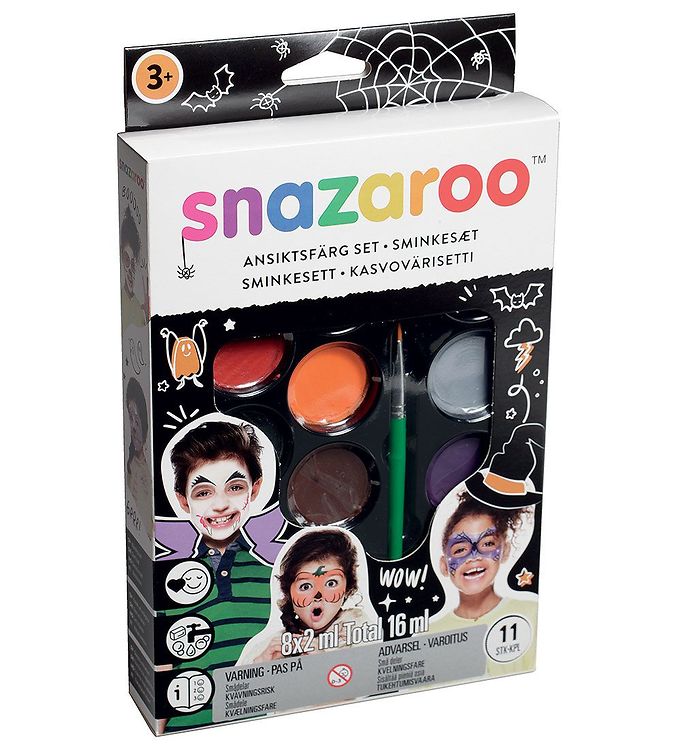 Snazaroo Ansigtsmaling - 11 Dele - Halloween billede
